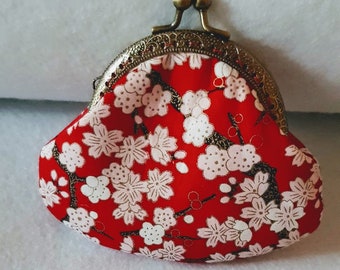 modèle 2 tissus Porte monnaie femme avec tissus géométrique modèle 2 tissus Porte monnaie femme avec tissus géométrique