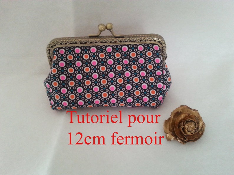 5 Fermoirs Clic-Clac 12cm fermeture cliquet porte-monnaie étui lunette mercerie