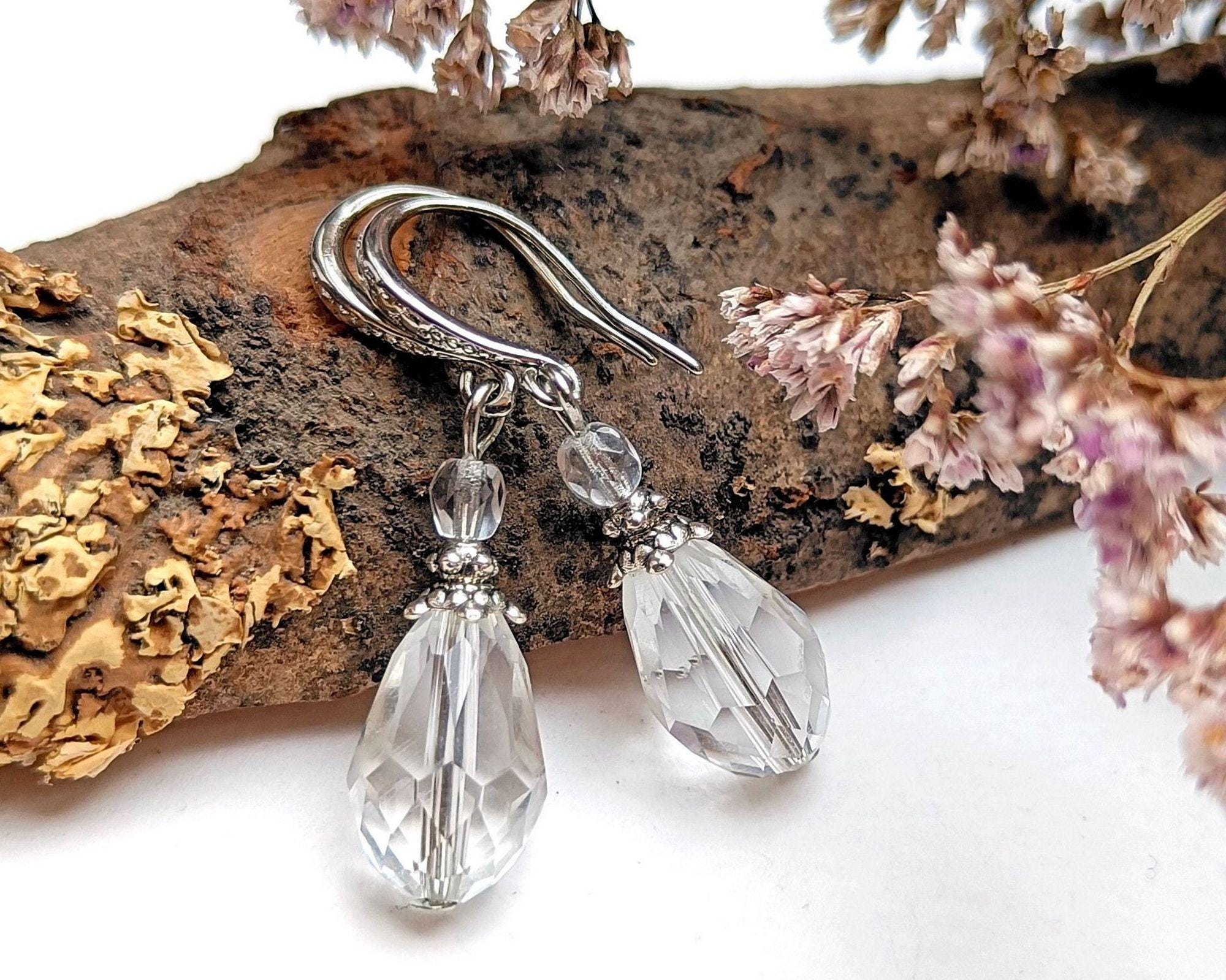 Boucles d'oreilles Donia argent - Effet double trou – Instants Plaisirs | Bijoux