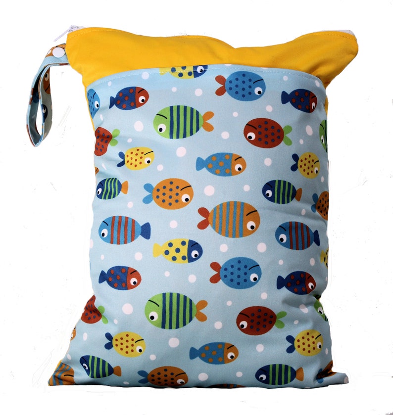 New Large Children Kids Wet Bag for Nappies Swimmers Bathers Swimming waterproof