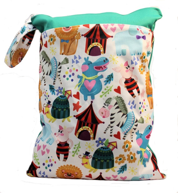 New Large Children Kids Wet Bag for Nappies Swimmers Bathers Swimming waterproof