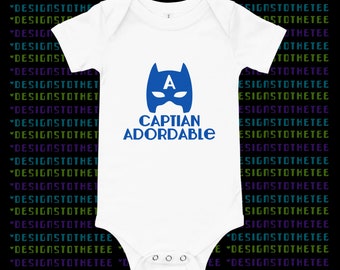 Captain Adorable Bodysuit - Super Hero Baby Bodysuit