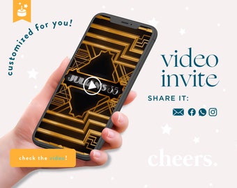 Great Gatsby Video Invitation