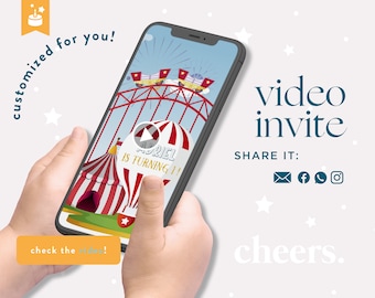 Carnival Video Invitation- Watch video in description. Carnival Invite