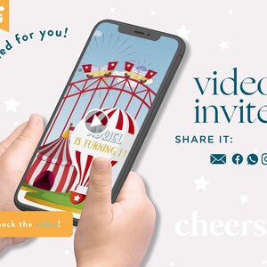 Circus Carnival Invitation