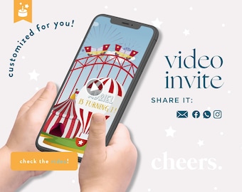 Circus Carnival Invitation