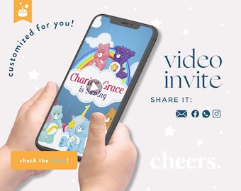 Care Bears- Cariñositos Animated Video Invitation