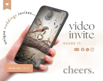 Magical Forest Wedding Video Invitation