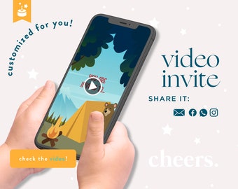 Summer Camp Video Invitation