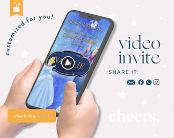Cinderella Animated Video Invitation