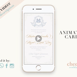 Royal Wedding Video Invitation image 2