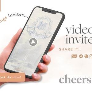 Royal Wedding Video Invitation image 1