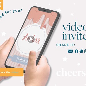 BAKERY VIDEO INVITATION. Animated Invite