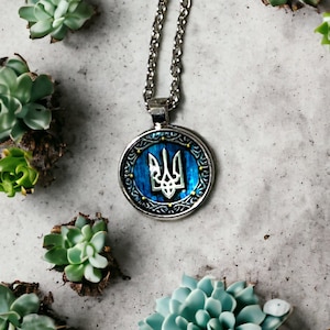 Authentic Ukrainian Tryzub Pendant - Ideal Gift for Friends & Heritage Lovers