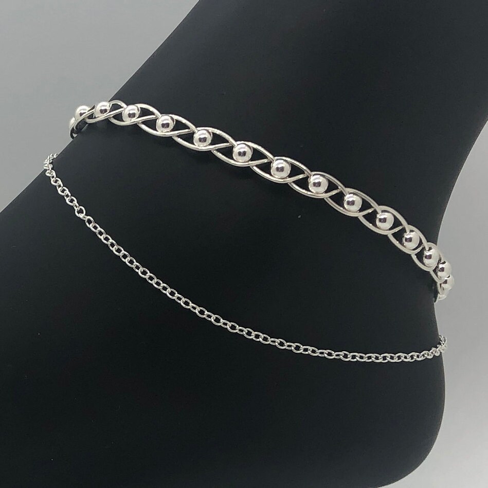 cheap sterling silver ankle bracelets