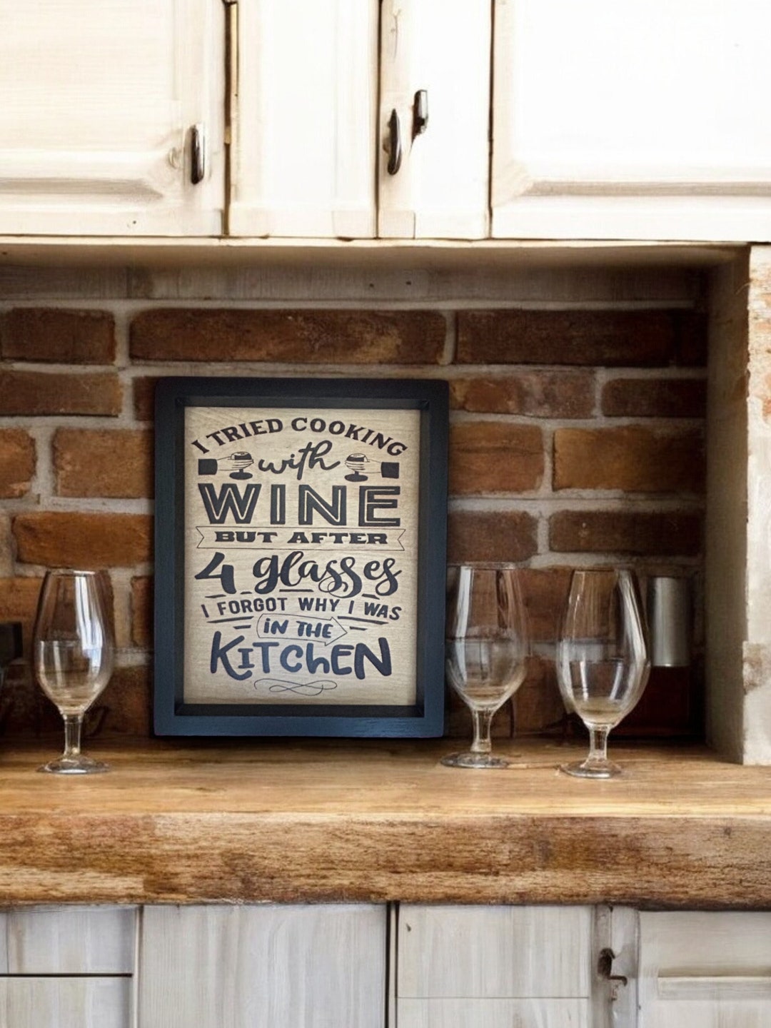 Handmade Funny Kitchen Sign Wood Burned Culinary Quote - Etsy