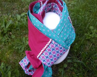 Echarpe, Sling, Scarf, Hand made, Echarpe longue, Echarpe fantaisie, Modèle unique, Cadeau femme, Accessoire hiver, Echarpe colorée