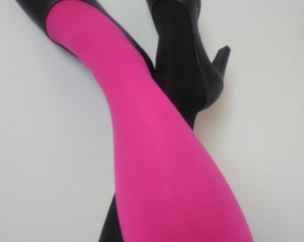 Tights, Fancy tights, Fashion tights, Fashion tights, Two-tone tights, Pink and black tights, Men's tights, Women's tights
