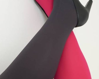 Tights, Pantyhose, Two tones pantyhose, Collants femme, Collants fantaisie, Fancy tights, Fancy pantyhose, Accessoires de mode, Hand made