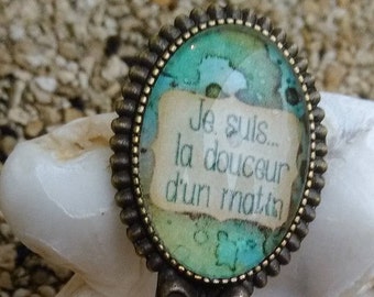 Bookmark, papeterie, Marque pages, Marque- pages fantaisie, Green, Vert, Fait main, Hand made, Modèle unique, Single model, Green bookmark
