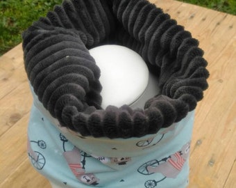 Accessoire enfant, Muffler, Scarf, Tour de cou garçon, Boy snood, Winter accessory, Echarpe tube, Cache-col, Cache-cou, Cache-nez, Hand made