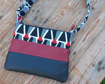 Tasche aus Kunstleder, Faux leather bag, Borsa in ecopelle, Bolsa ajustable, Verstellbare Tasche, Sac femme, Sac léger, Sac modèle unique,