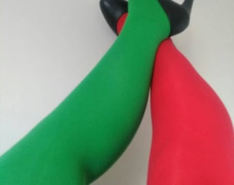 Tights, Christmas tights, Two-tone tights, Tights addict, Red and green tights, Novelty tights, Colored tights
