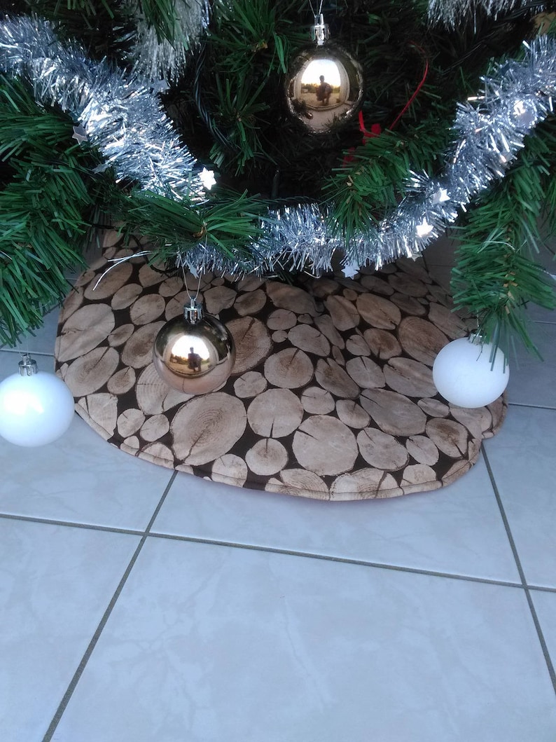 Décoration de Noël, Cache pour sapin, Pied pour sapin de Noël,Décoration pour pied de sapin,Déco de noël , Jupe de sapin image 1