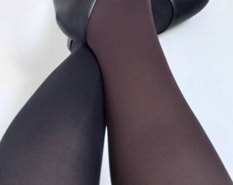 Two-tone tights, Women's tights, Unique tights, Tights, Tights for woman, Pantyhose, Unique model, Fancy tights, Fancy tights