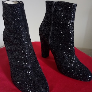 Buffalo London bottines scintillantes noires pointure 36 EU