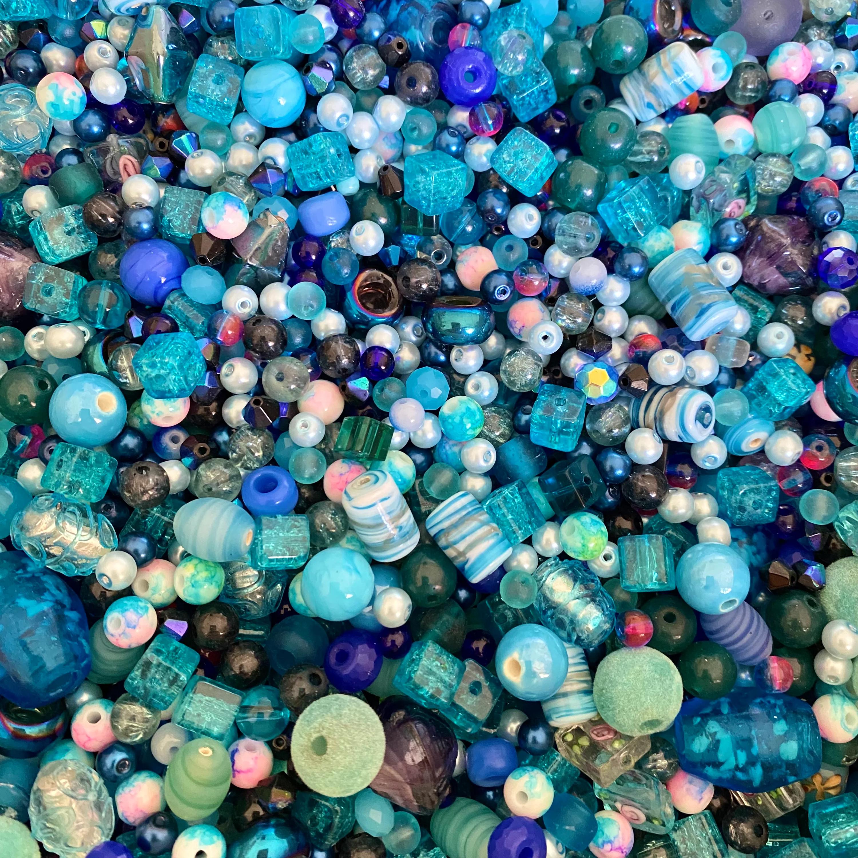Small Beads Czech Glass Bead Mix Assorted Shapes Size Range