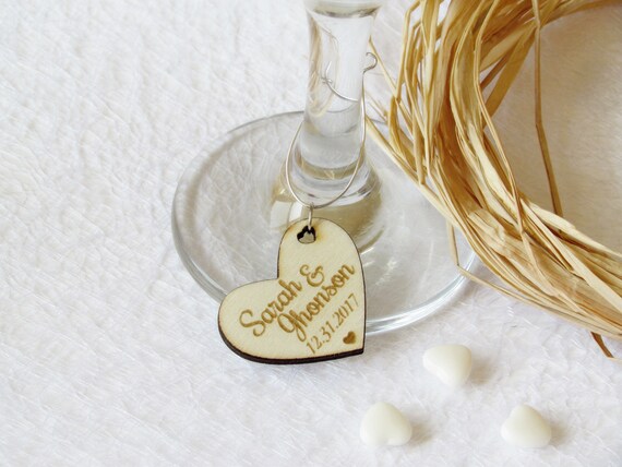 Wedding Wine Charms Glass Wine Charms Glass Wedding