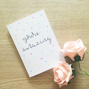Friend card, mental health card, support card, you’re amazing card, supportive card, encouragement card, friendship card, mental health