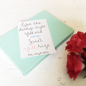 Les miserables the Musical, les miserables musical, les miserables gift, les miserables card, musical theatre quotes, theatre quotes,