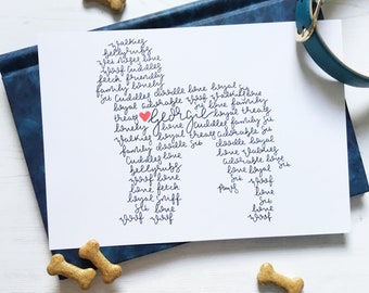 Sheepadoodle Owner gift, personalised sheepadoodle, hand lettered, sheepadoodle, sheepadoodle gift, sheepadoodle owner gift, sheepadoodles