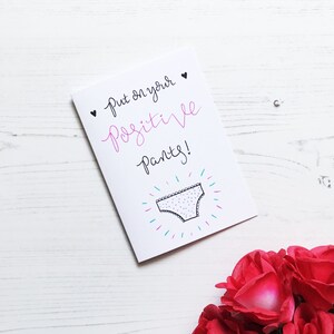 Good luck card, positive card, put on your positive pants card, good luck, mental health card, mental health support card, support card,