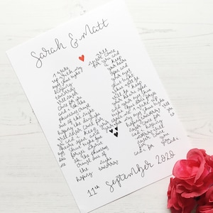 Penguin gift for couple, penguin wedding gift, penguin anniversary gift, personalised penguin gift, song lyrics wedding gift, song lyrics