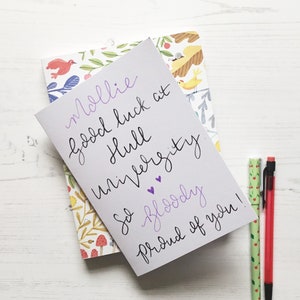 Good Luck at University Card, Good luck at uni card, university card, so proud of you card, good luck at university, good luck card,