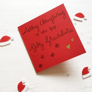 Dog Grandma Christmas Card, Dog Grandma Card, Christmas Card for Dog Grandma, Dog Grandma Christmas, Dog Owner Christmas Card