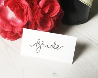 Place cards, wedding place cards, wedding decorations, hand drawn place cards, calligraphy, place cards, wedding, wedding table place cards,