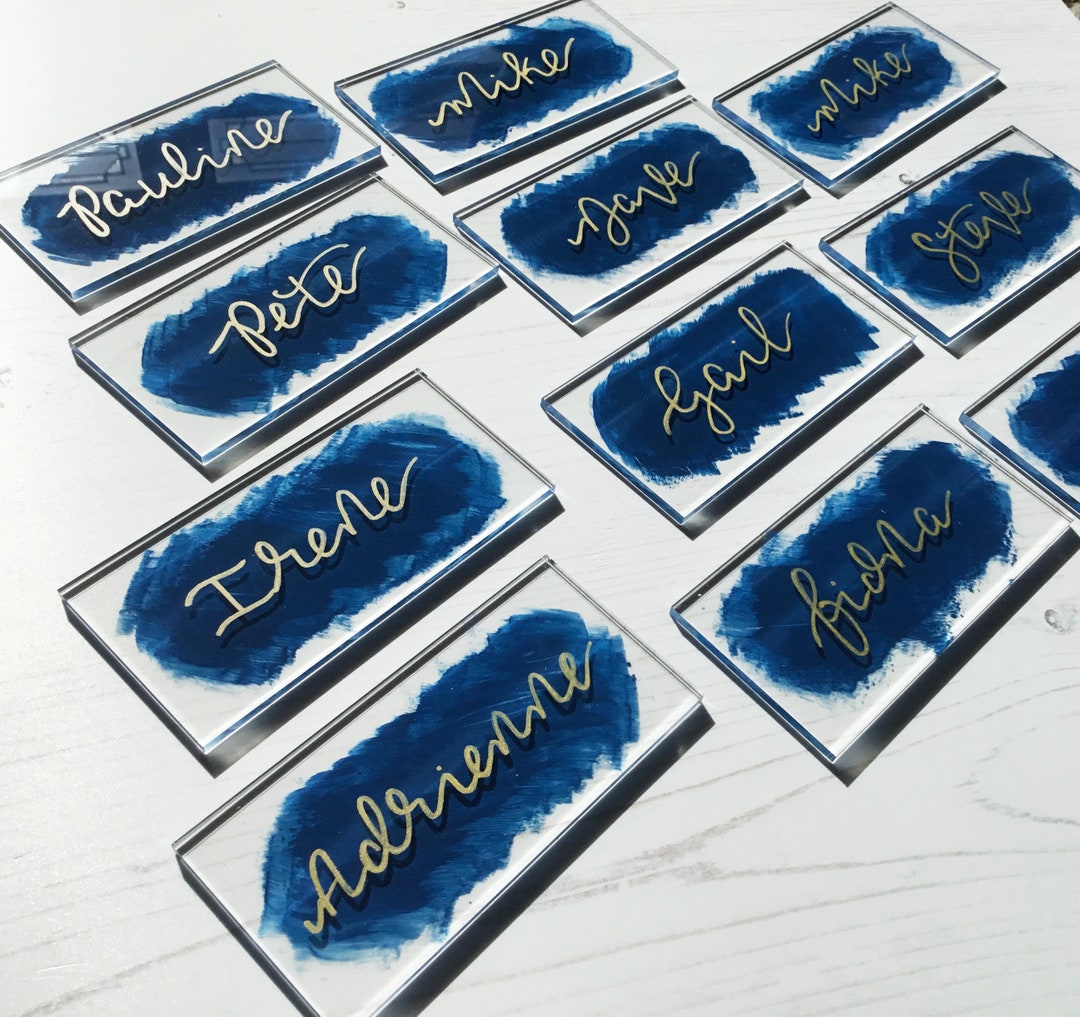 Acrylic Place Names, Acrylic Place Cards, Acrylic Wedding Signs