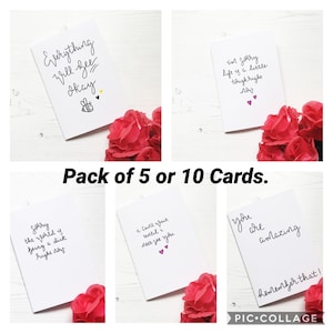 Friend cards, mental health cards, support cards, pack of notecards, notecards, supportive cards, friendship cards,