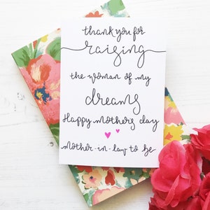 Mother in law to be Mother's Day card, mother in law, Mother's Day card, Mother's Day mother in law to be, future mother in law