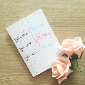 Friend card, support card, mental health card, encouragement card, you’ve got this card, supportive card, mental health, you are loved card,