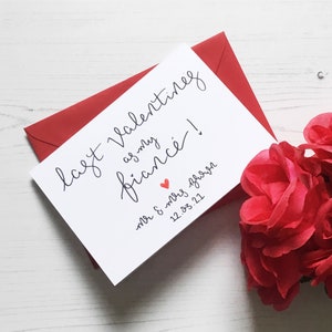 Fiancé Valentine’s Day card, last Valentine’s Day as fiancé, fiancé card, fiancé Valentine’s, Valentine’s Day card fiancé, engaged couple