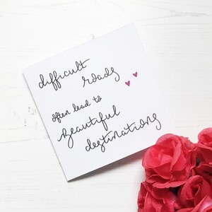 Support card, mental health card, supportive card, encouragement card, friend card, friendship card, mental health, inspirational card