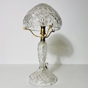 Art Deco Glass Table Lamp, Germany, 1940s