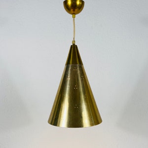 Sehr elegante italienische Messing Pendelleuchte, Italien, 1960er Jahre