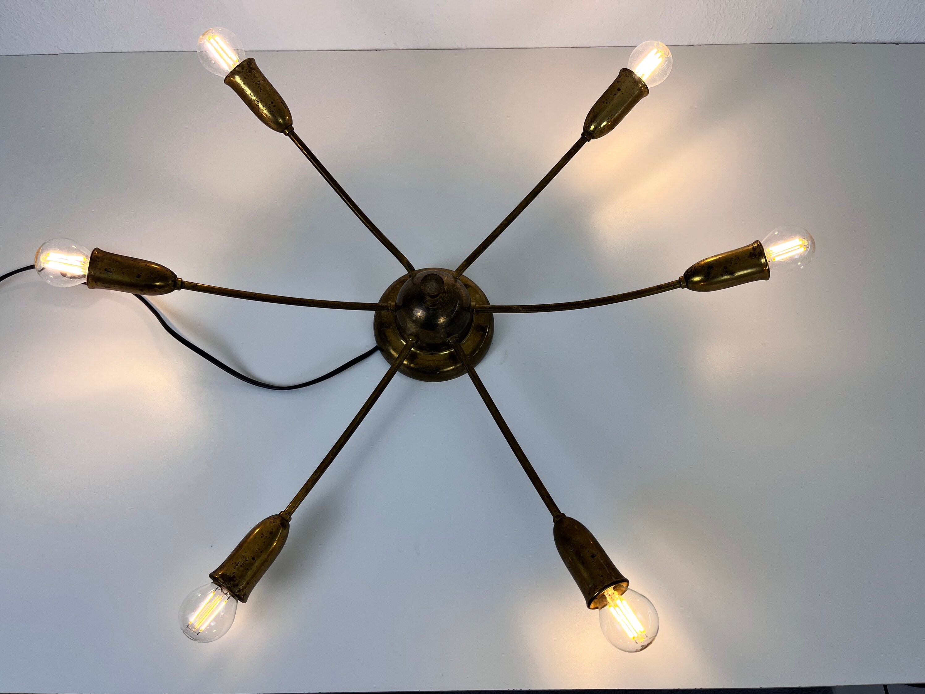 Contempo Lights Lustre en forme de sphère Spoutnik à 12 lumières