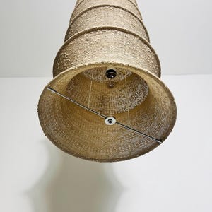 Plafonnier en Tissu par Leola, 1970s Italie